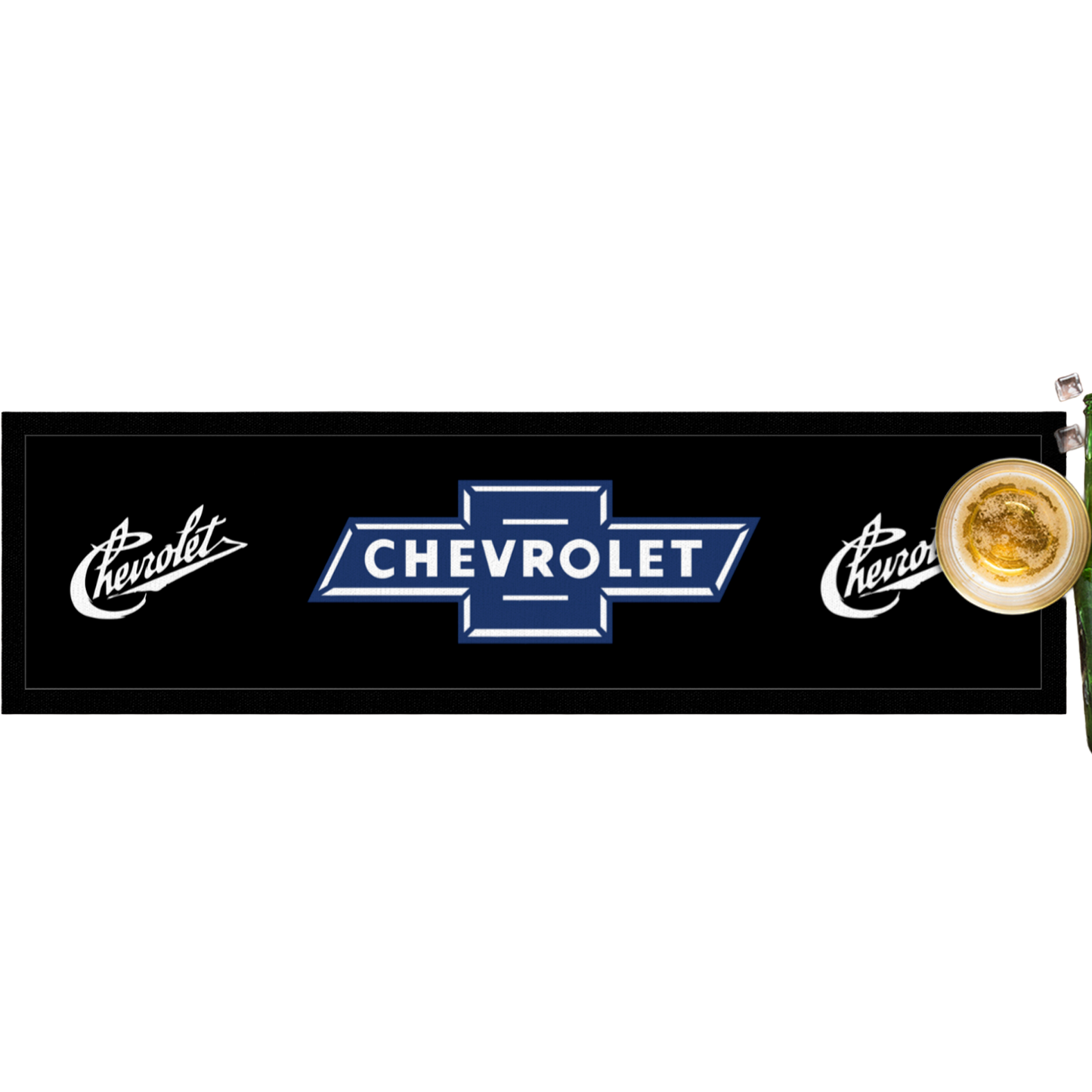 Classic Blue Chevrolet Long Bar Mat