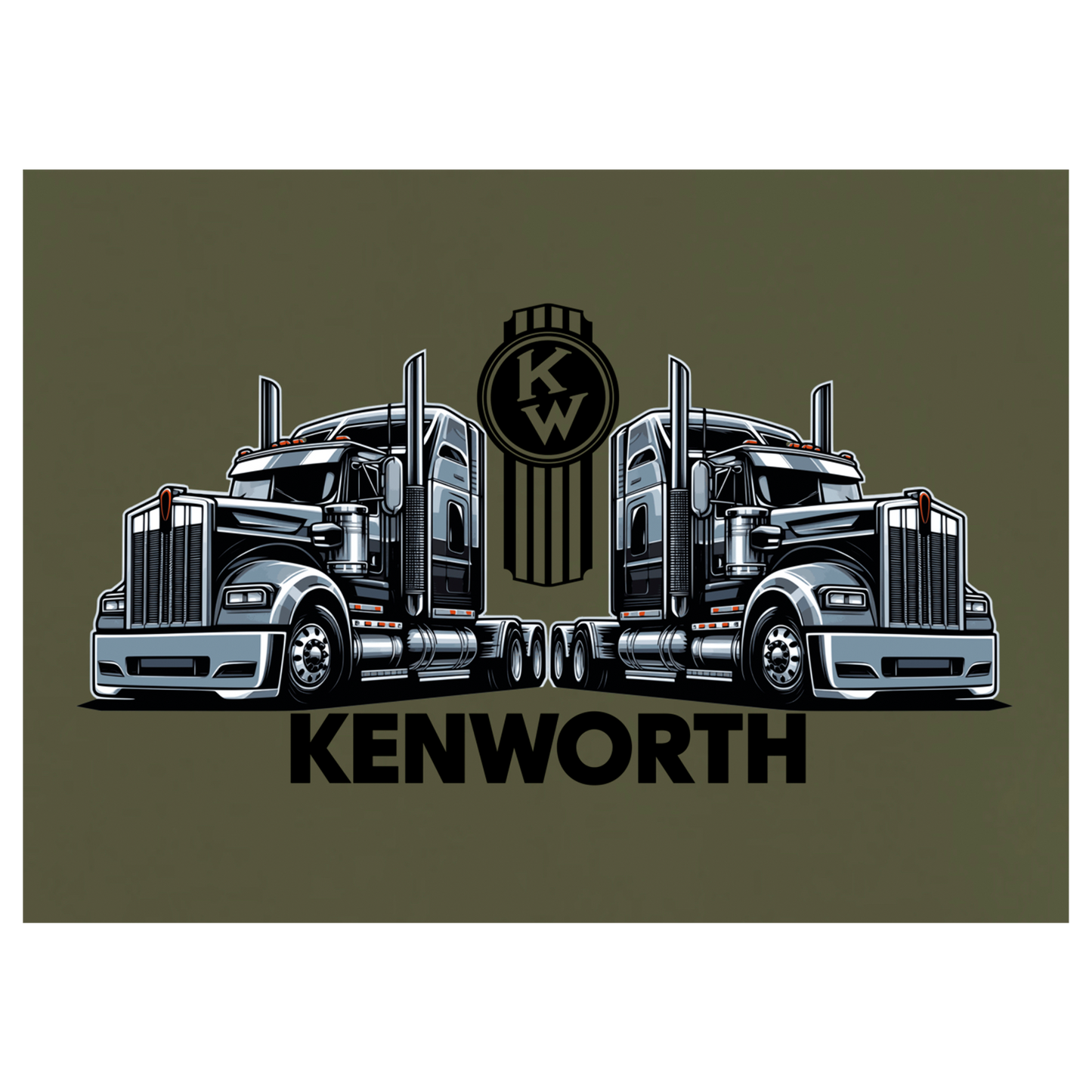 Kenworth Legends Black Style Bug Tee - 9 Color Options