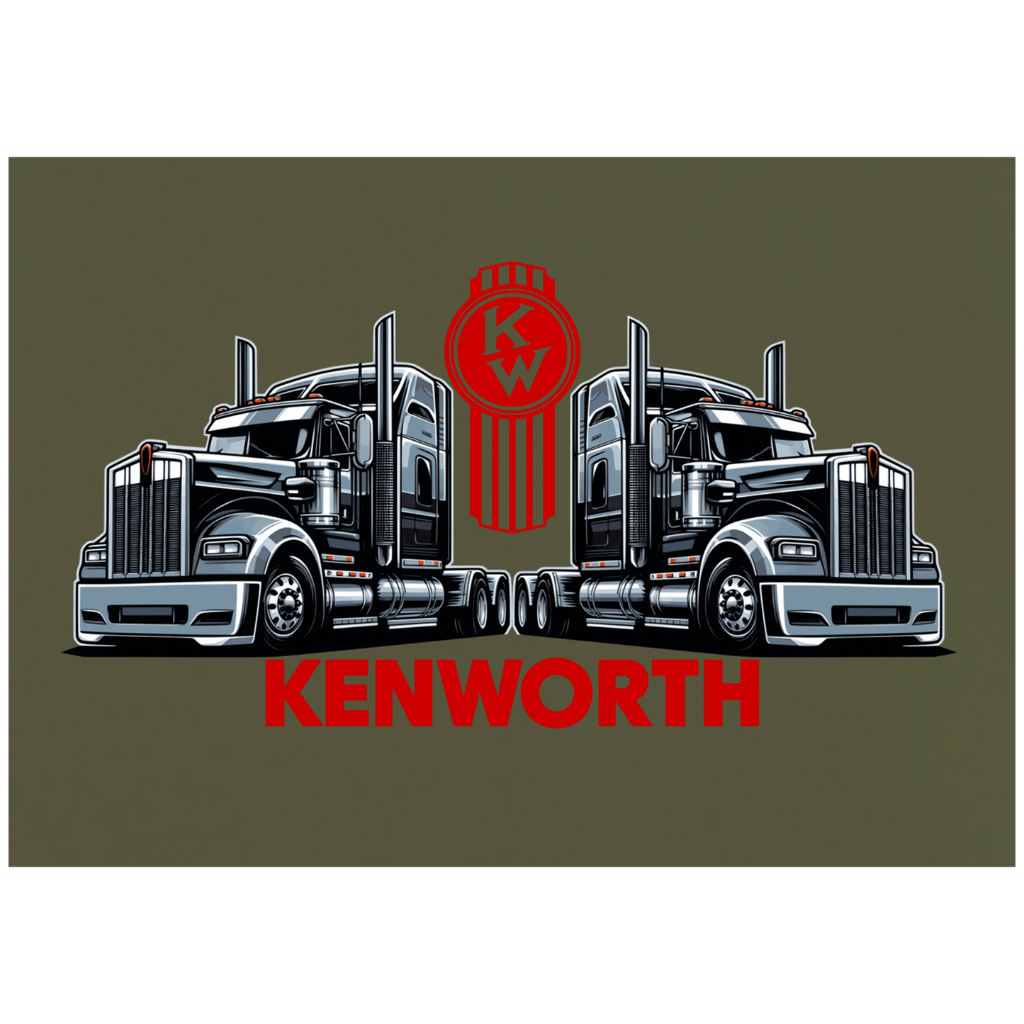 Kenworth Legends Red Style Bug Tee - 8 Color Options