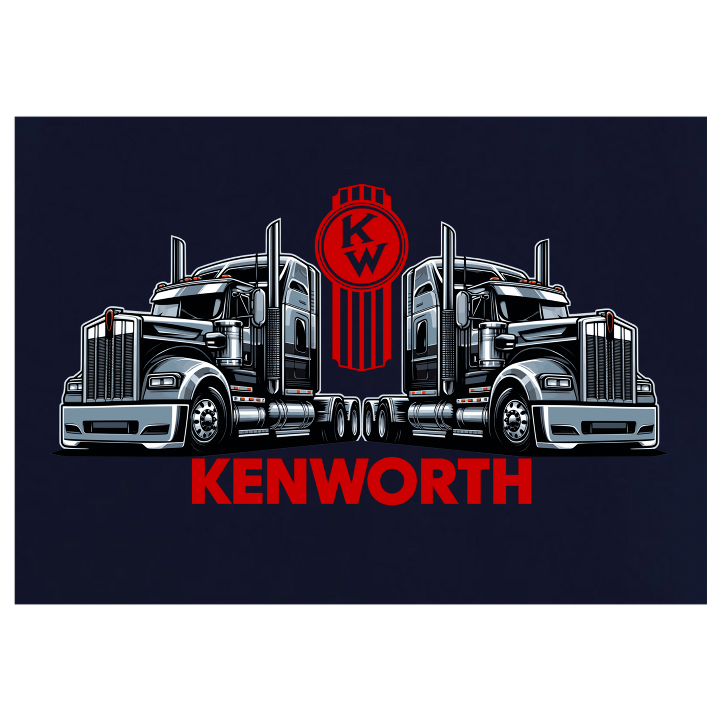 Kenworth Legends Red Style Bug Tee - 8 Color Options