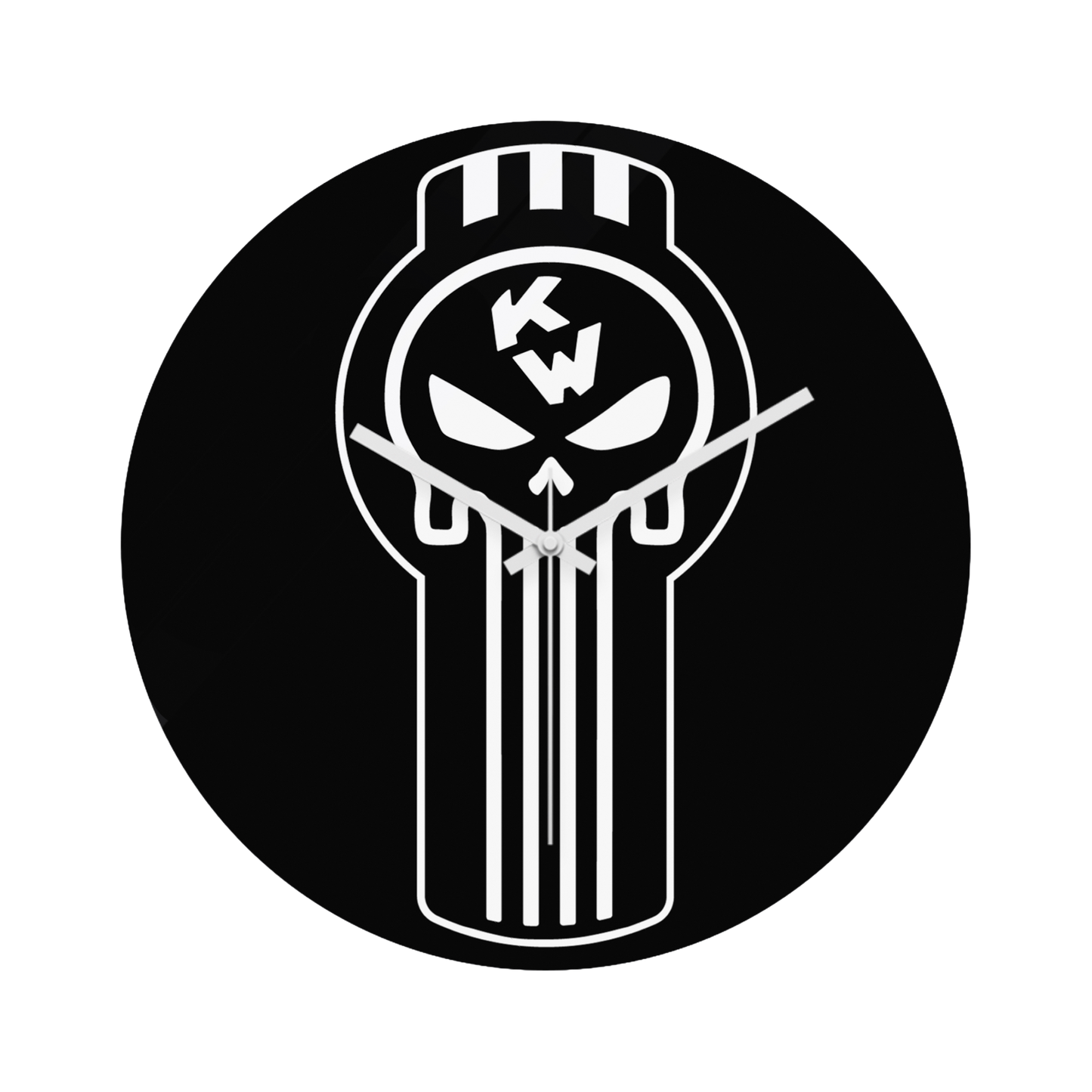 Kenworth Punisher Style Clock - Two Options Round or Square
