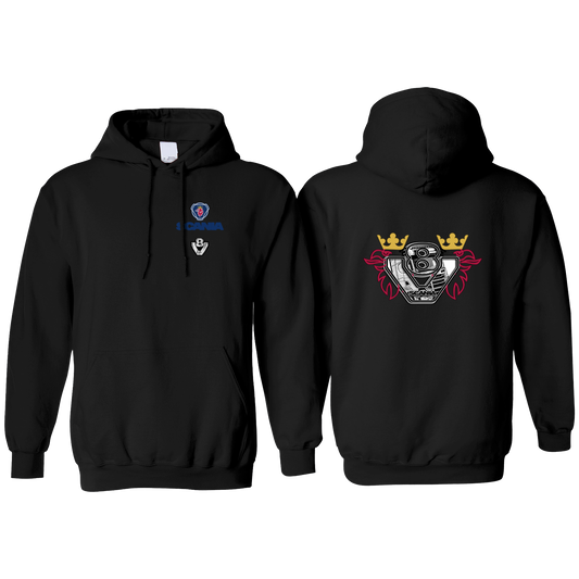 Scania V8 Hoodie - Blue/Yellow Red