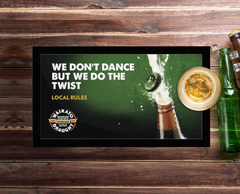 Waikato Draught Short Bar Mats - 8 Designs