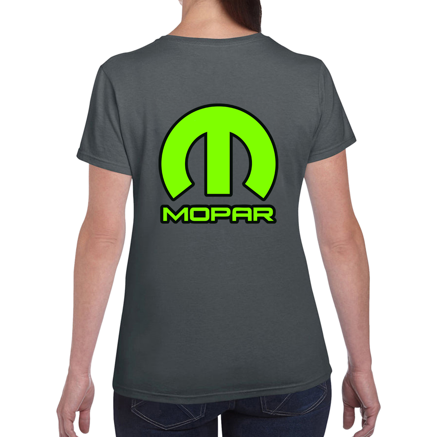 Moparian Green Logo Tee - Women's