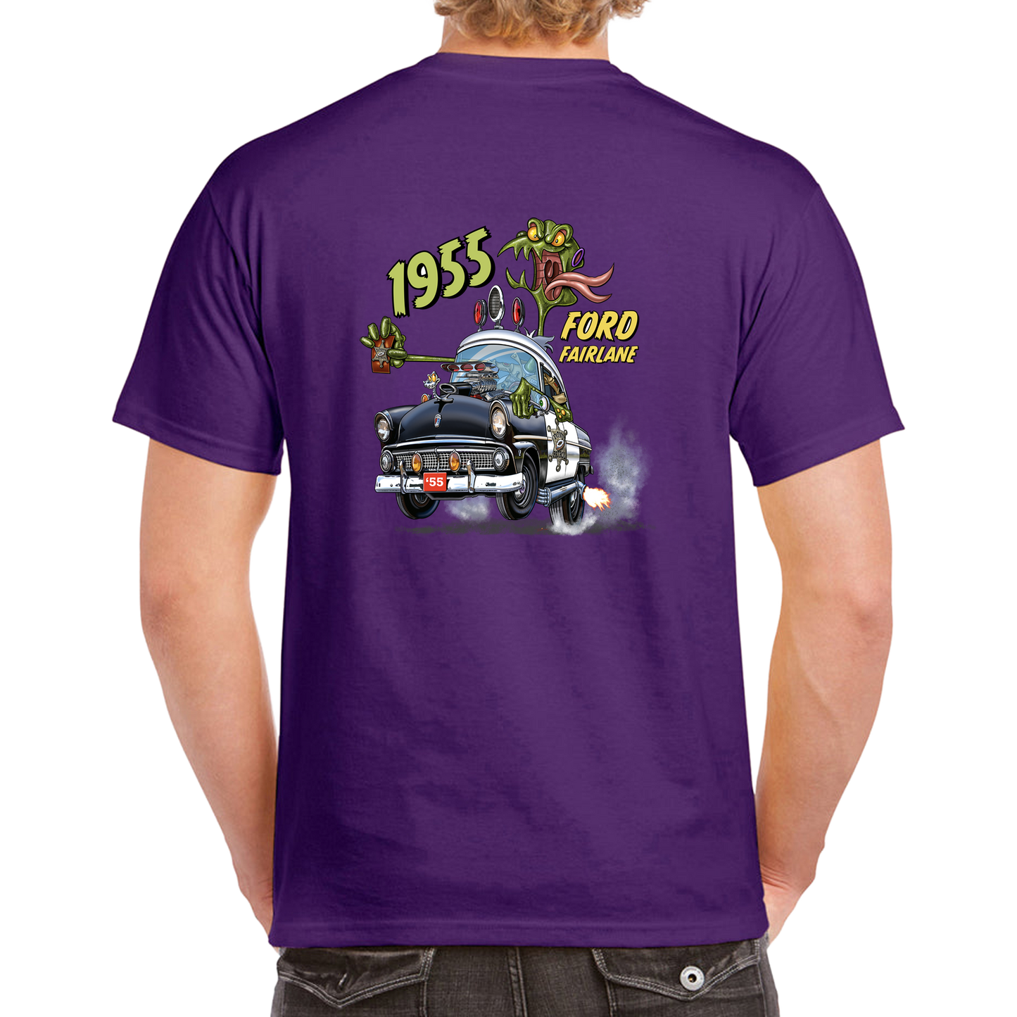 1955 Ford Fairlane – Hot Rod Monster Mayhem Tee