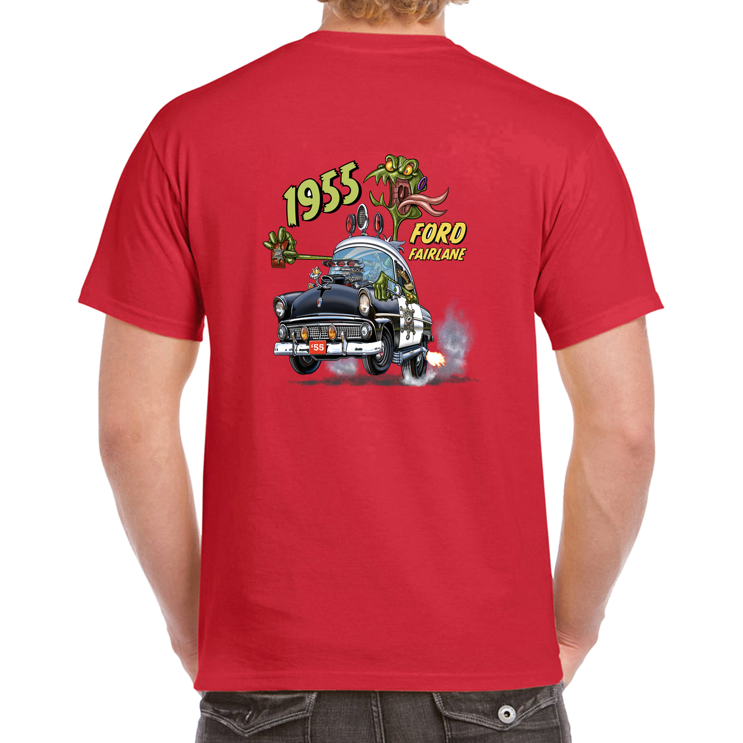 1955 Ford Fairlane – Hot Rod Monster Mayhem Tee
