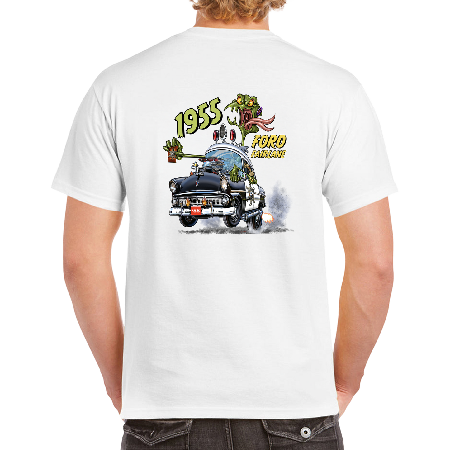 1955 Ford Fairlane – Hot Rod Monster Mayhem Tee