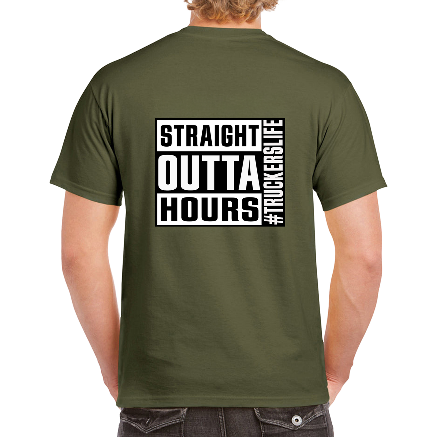 Straight Outta Hours Tee #Truckerslife