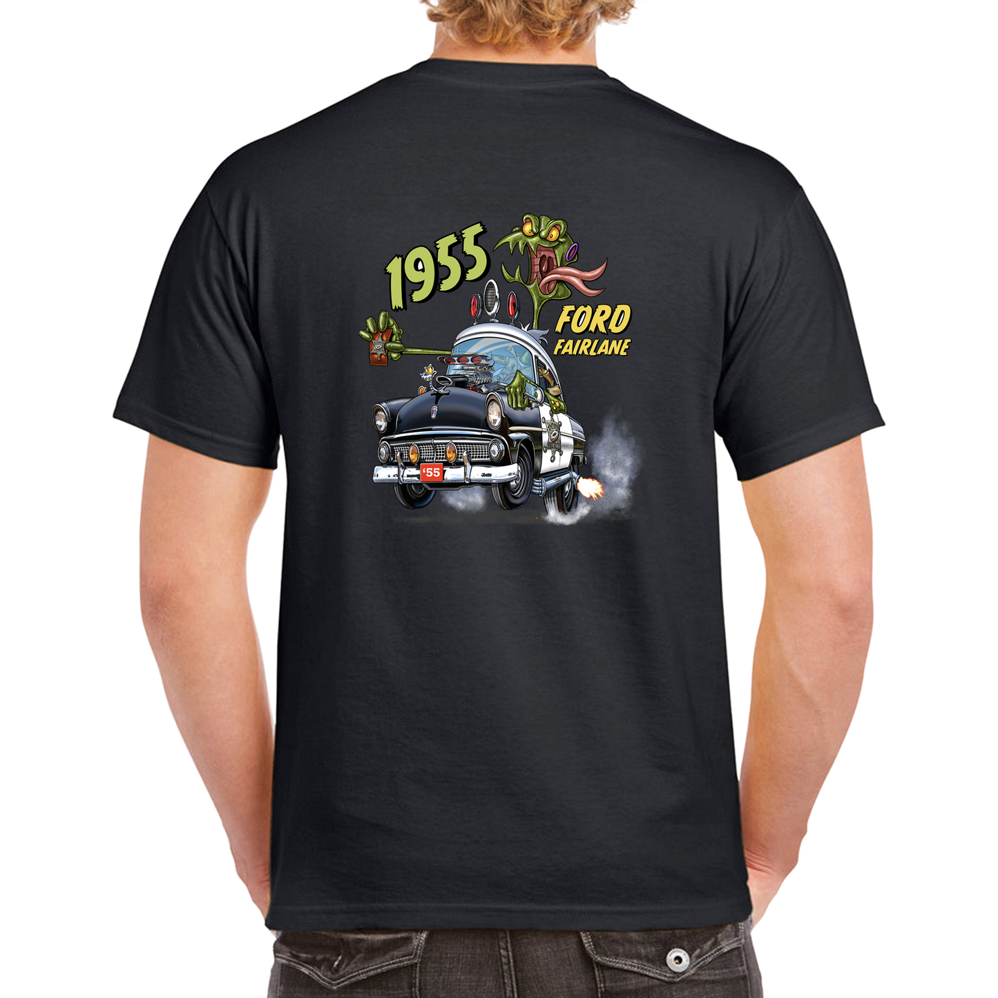 1955 Ford Fairlane – Hot Rod Monster Mayhem Tee