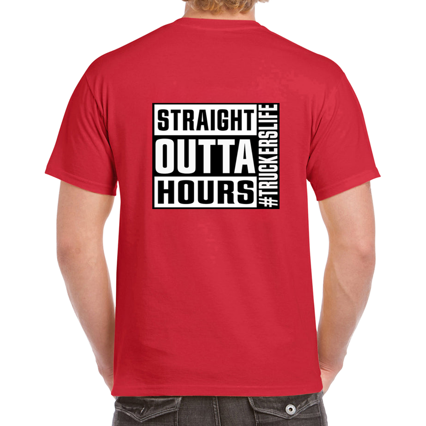 Straight Outta Hours Tee #Truckerslife