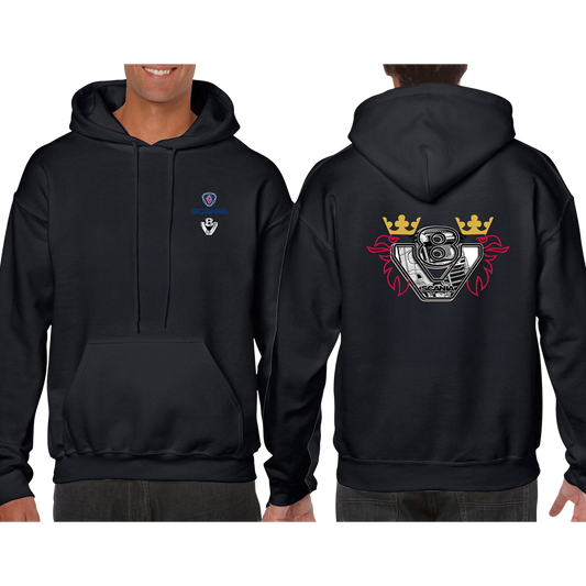 Scania V8 Hoodie - Blue/Yellow Red