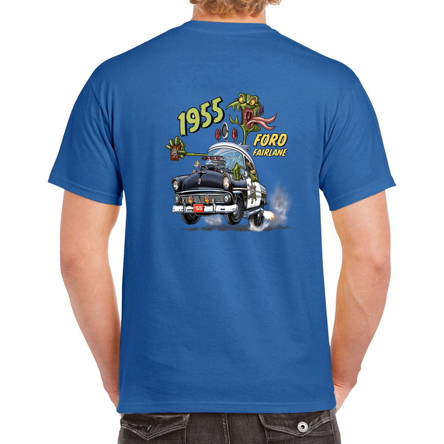 1955 Ford Fairlane – Hot Rod Monster Mayhem Tee