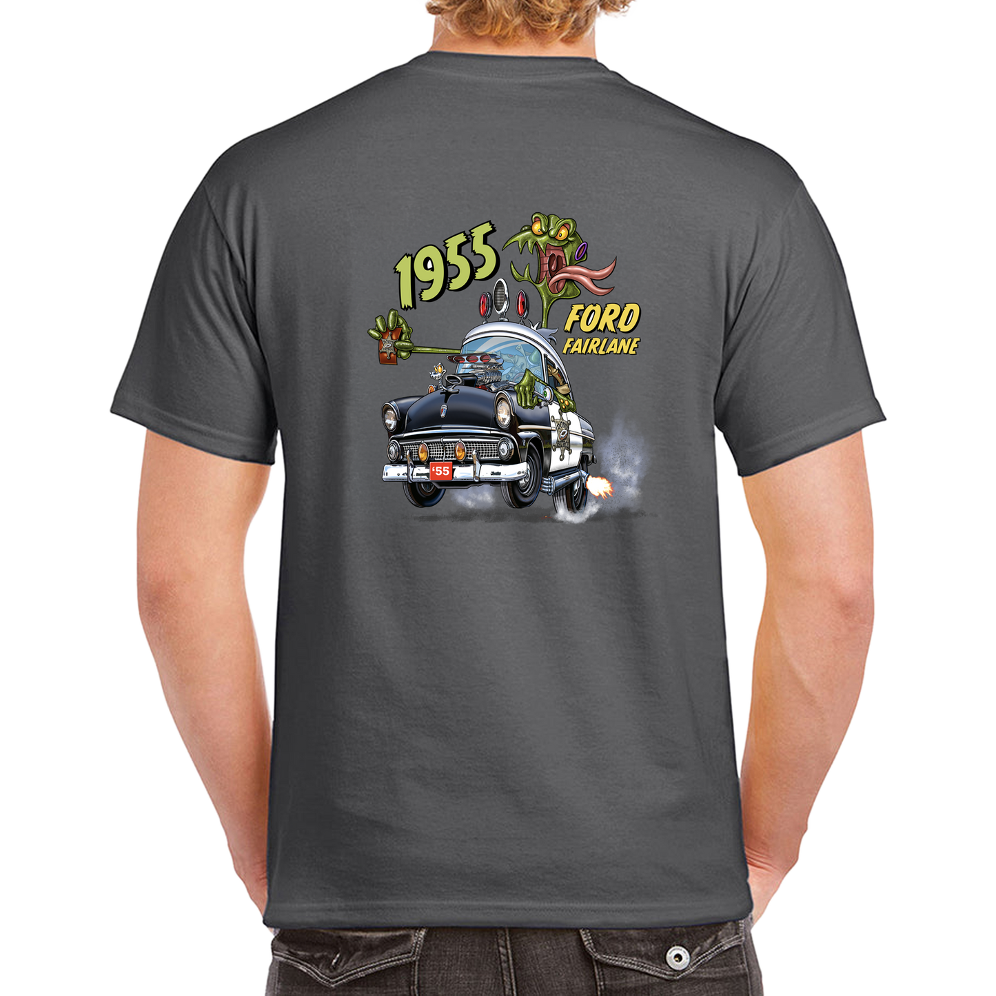 1955 Ford Fairlane – Hot Rod Monster Mayhem Tee