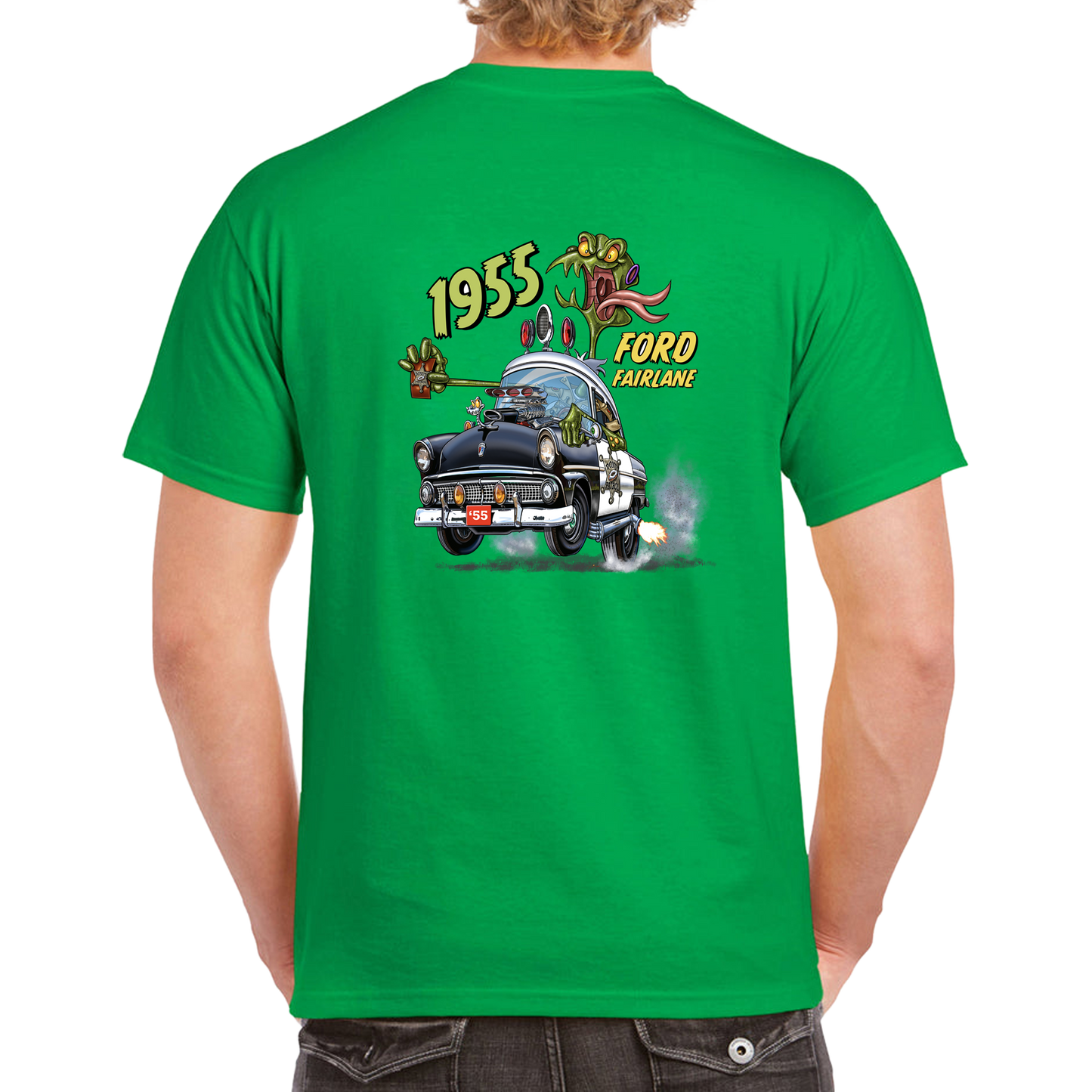 1955 Ford Fairlane – Hot Rod Monster Mayhem Tee