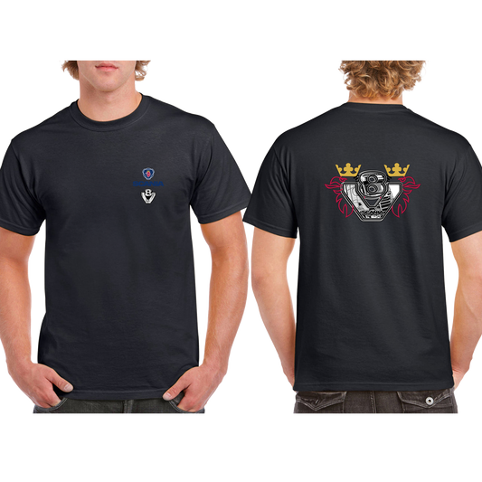 Scania V8 Power Tee - Blue/Yellow Red