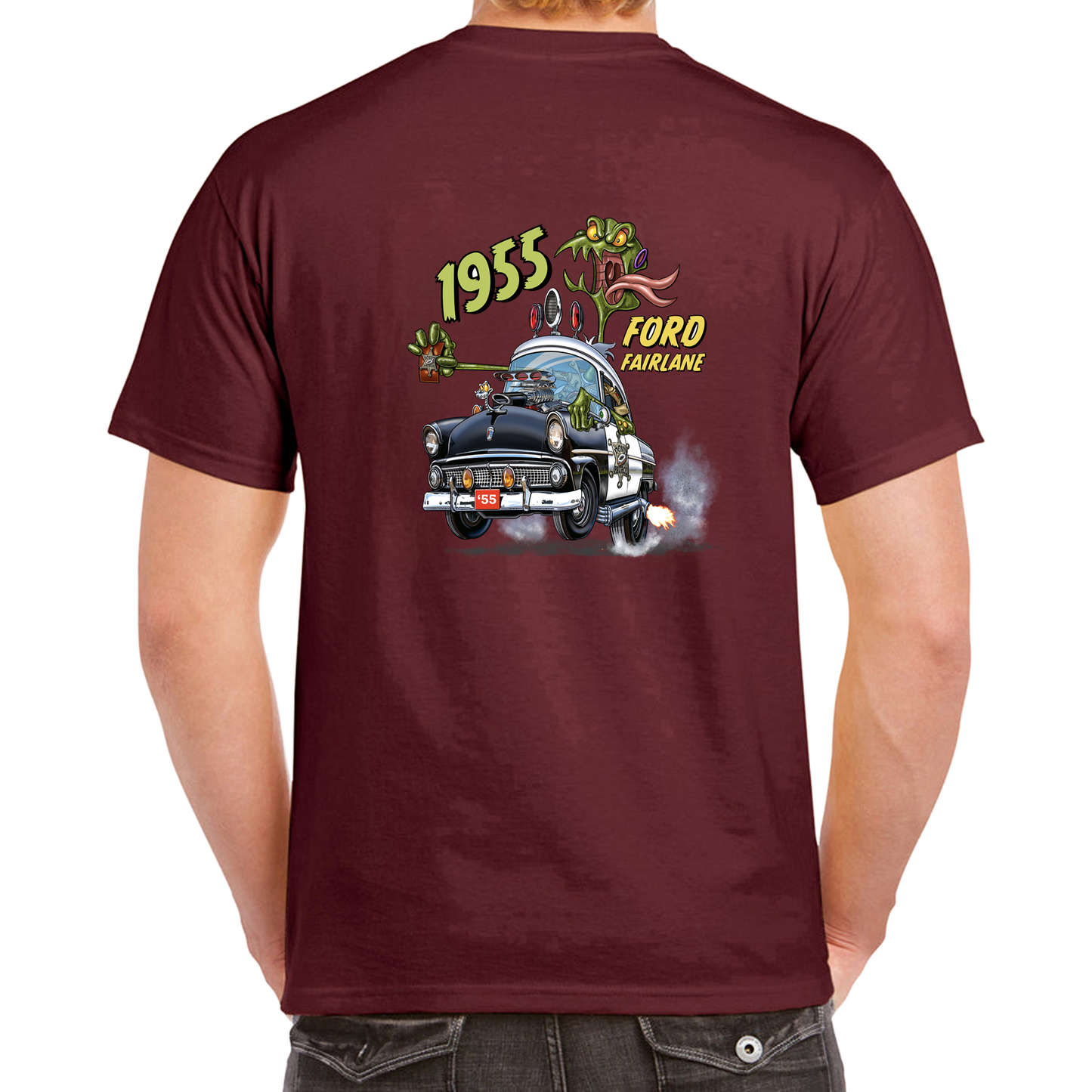 1955 Ford Fairlane – Hot Rod Monster Mayhem Tee