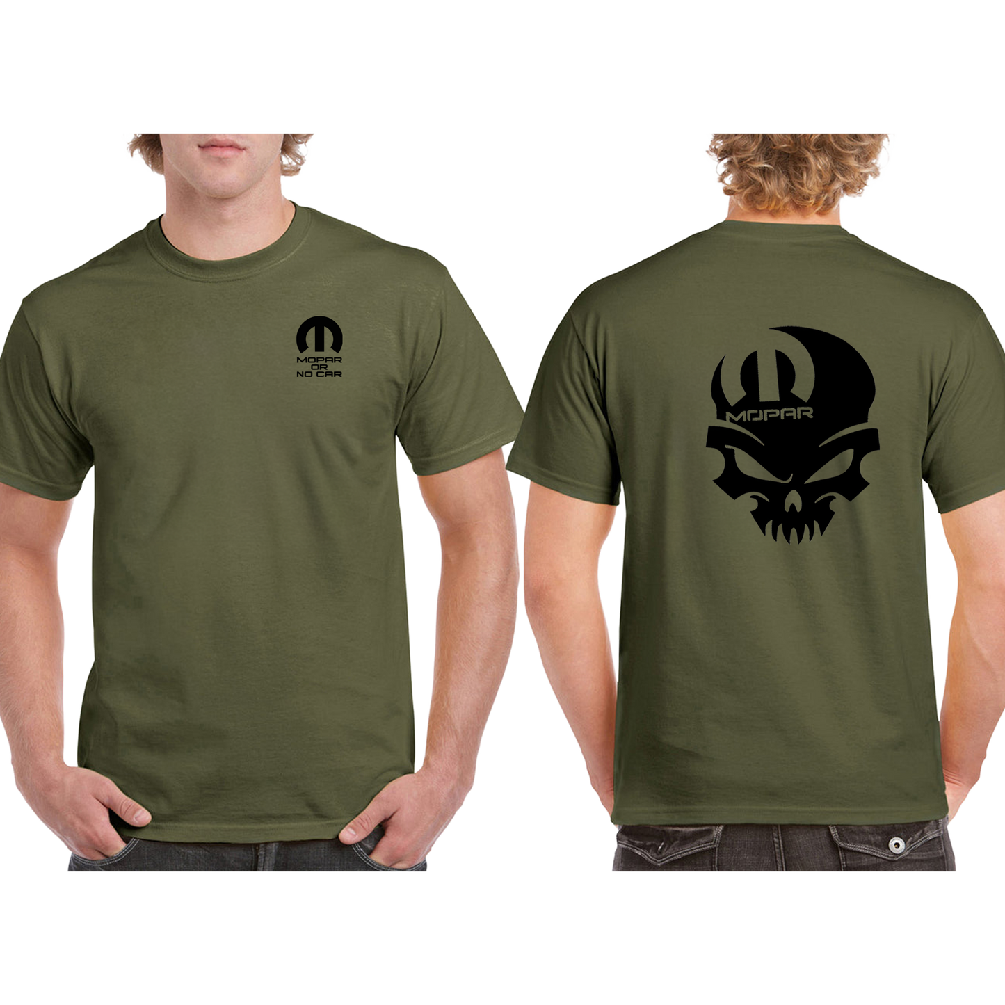 Mopar or No Car – Hardcore Skull Tee