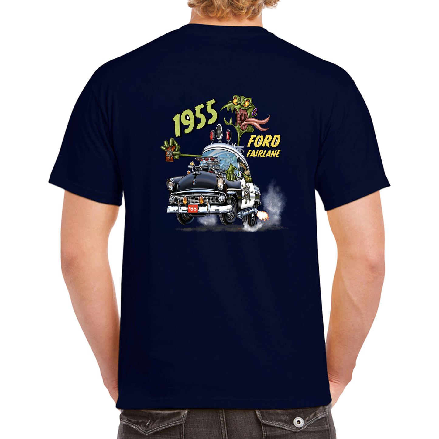 1955 Ford Fairlane – Hot Rod Monster Mayhem Tee