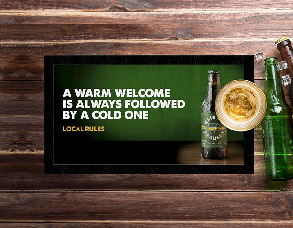 Waikato Draught Short Bar Mats