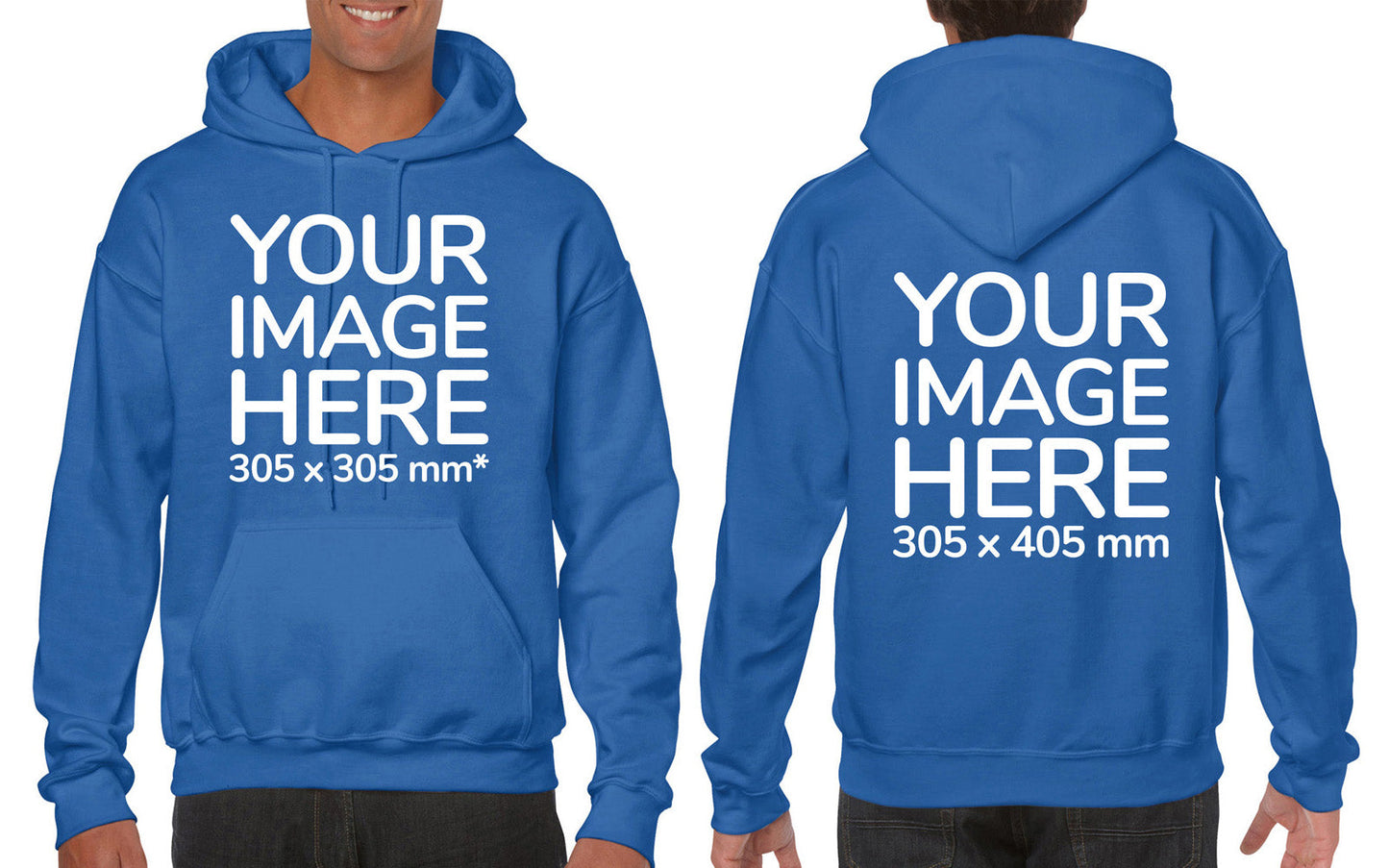 Adult's Hoodie - Customized Front & Back