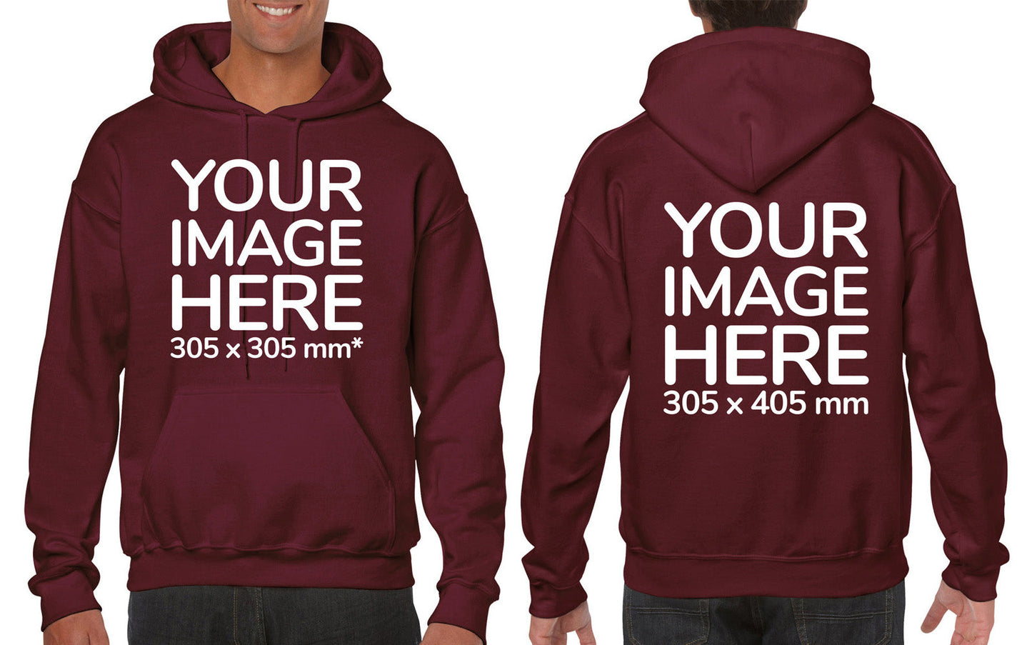 Adult's Hoodie - Customized Front & Back