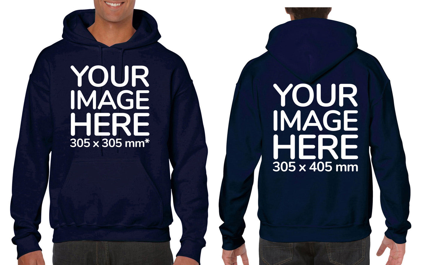 Adult's Hoodie - Customized Front & Back