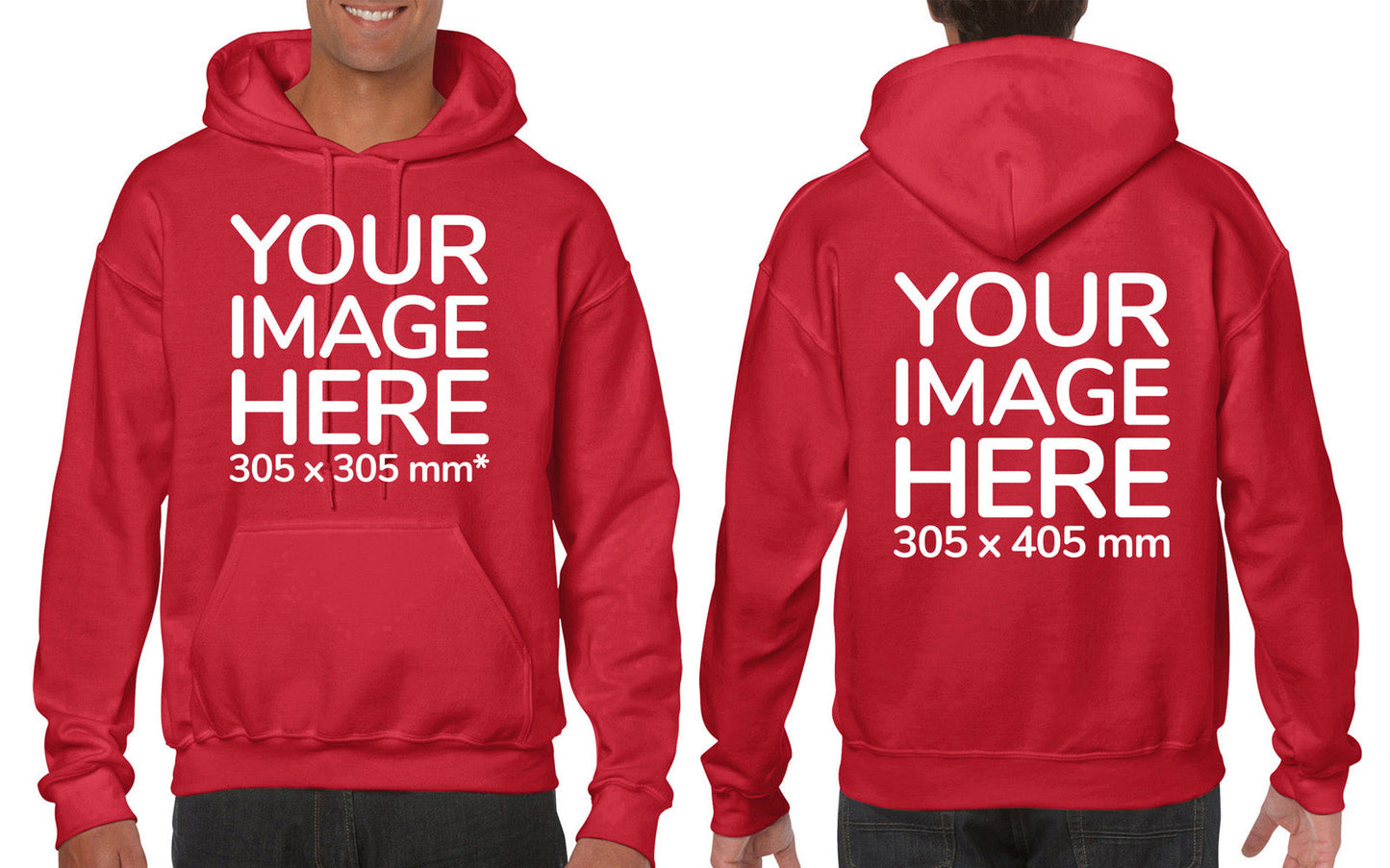 Adult's Hoodie - Customized Front & Back