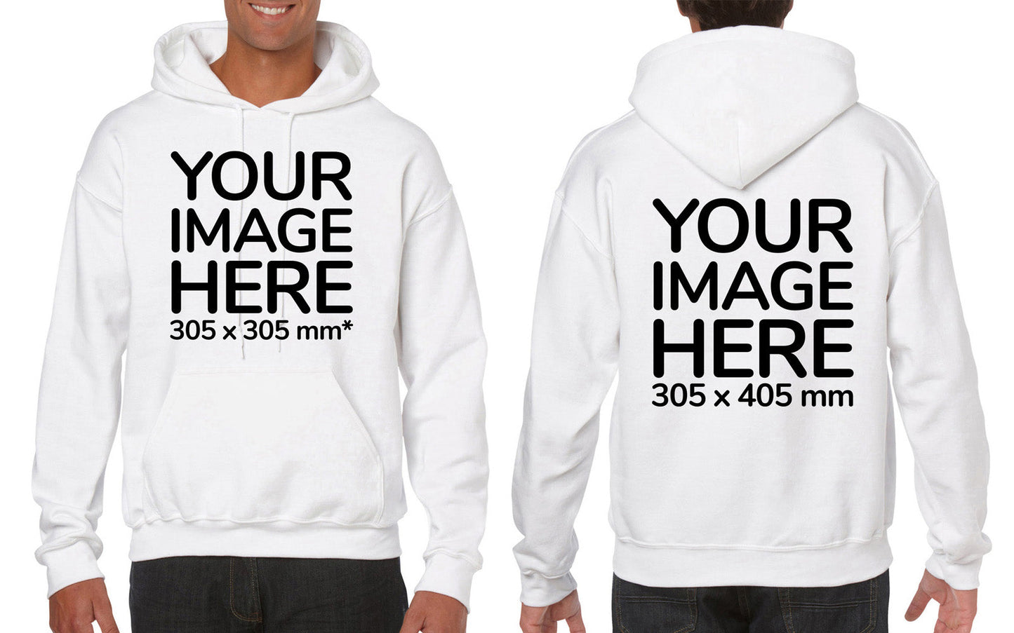 Adult's Hoodie - Customized Front & Back