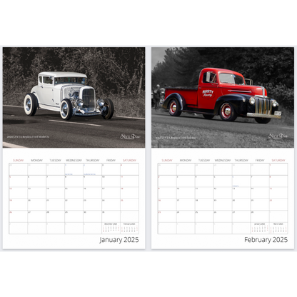 2025 Beach Hop Calendar - Premium