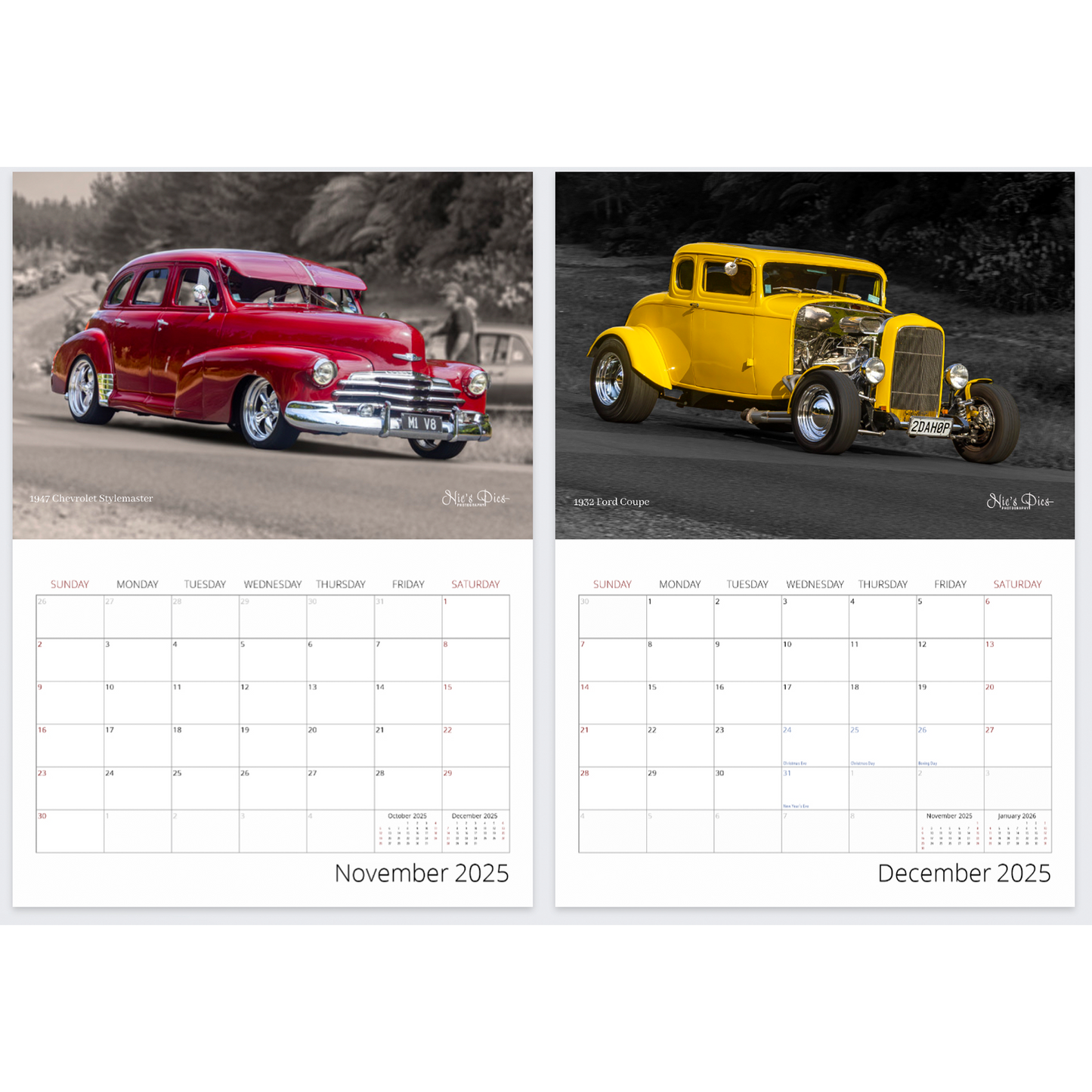 2025 Beach Hop Calendar - Premium