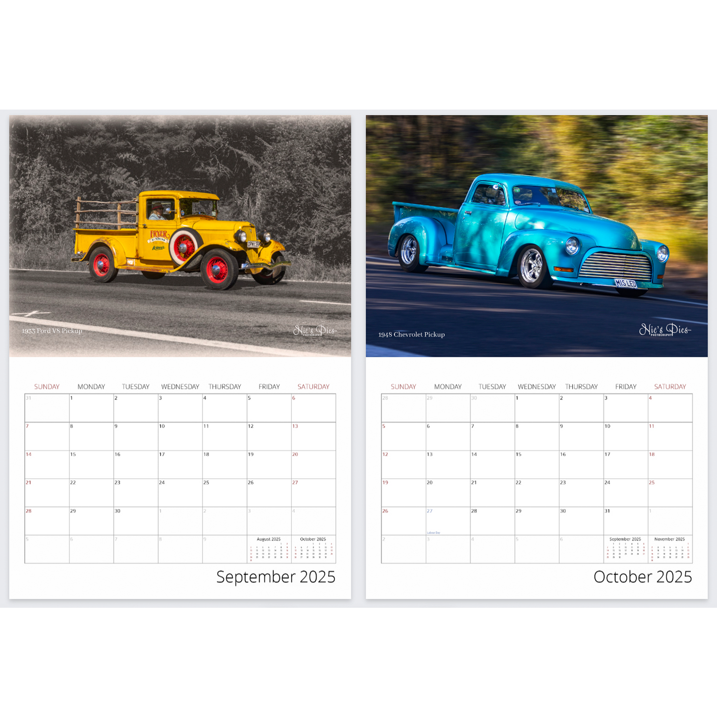 2025 Beach Hop Calendar - Premium
