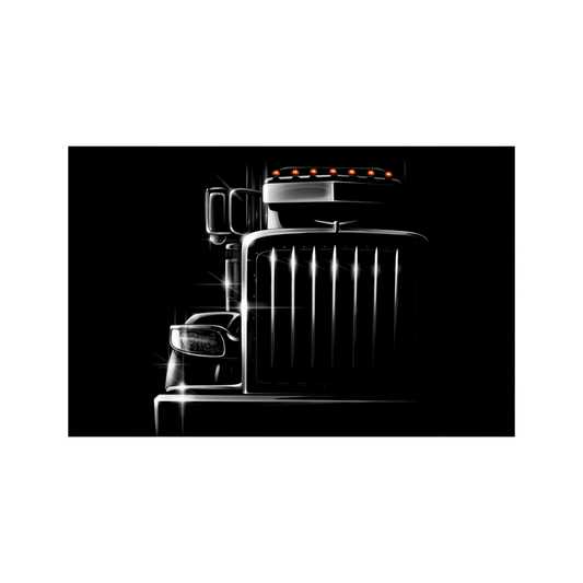 Stealth Black Truck Poster - 7 Sizes