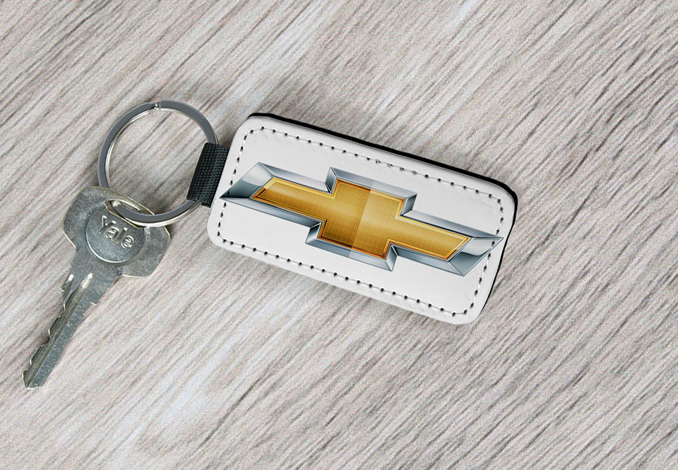 Leather Look Keyring