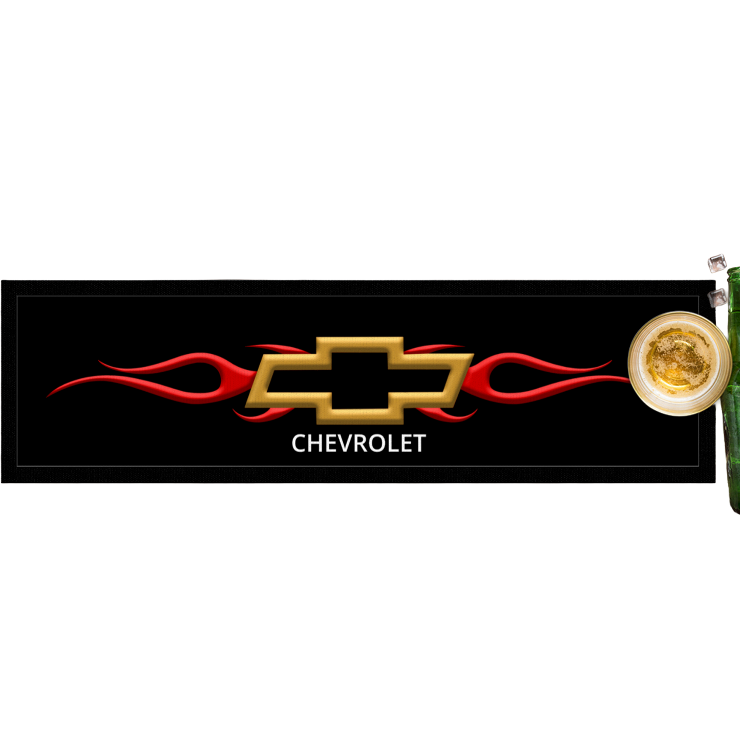 Chevrolet Tattoo Style Bar Mat