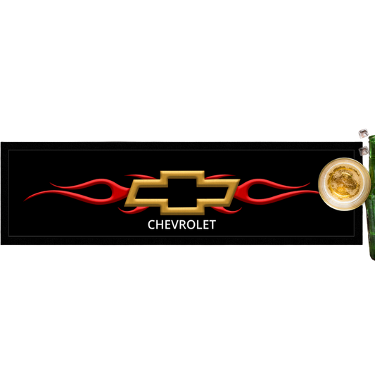 Chevrolet Tattoo Style Bar Mat