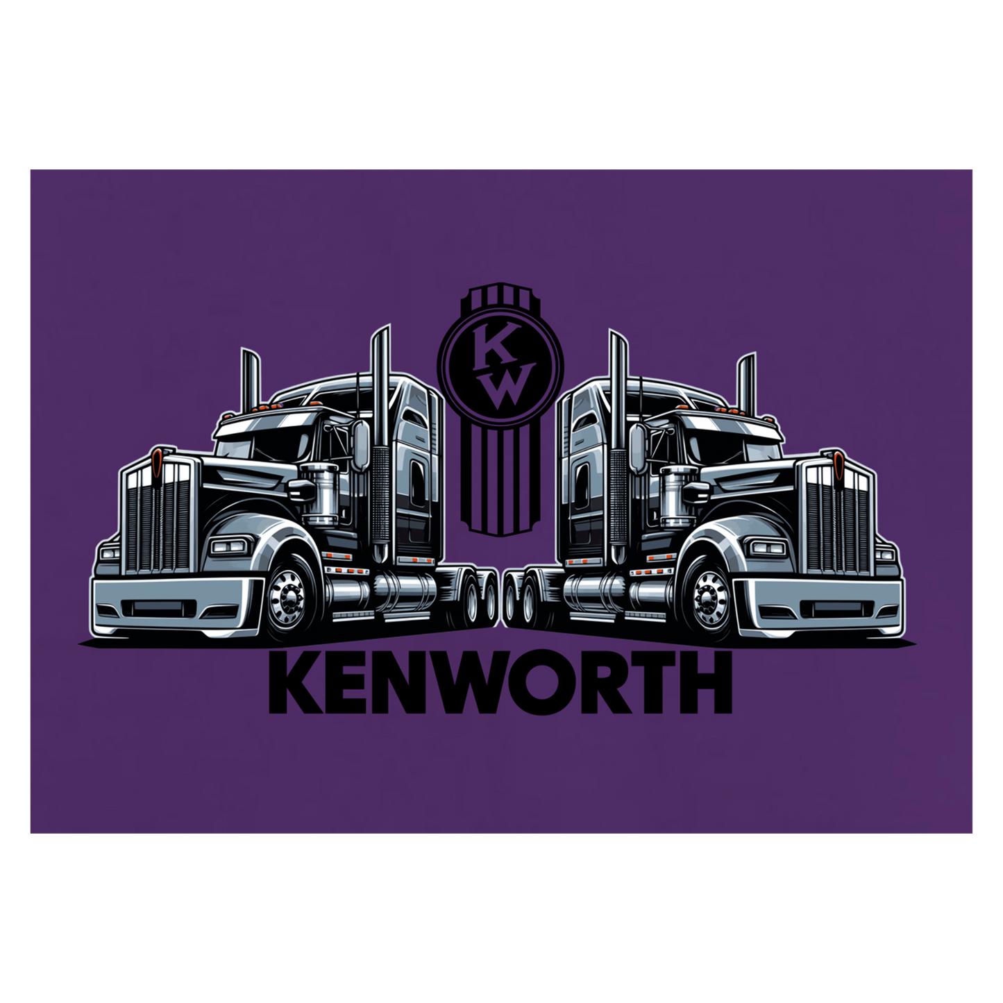 Kenworth Legends Black Style Bug Tee - 9 Color Options
