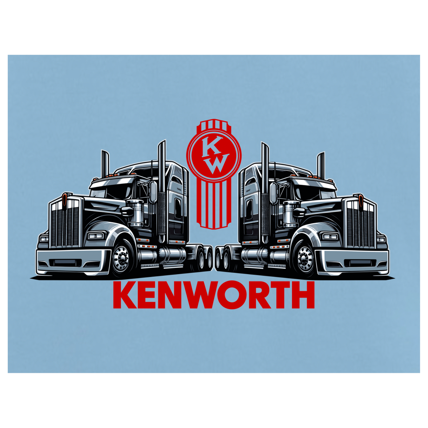 Kenworth Legends Red Style Bug Tee - 8 Color Options