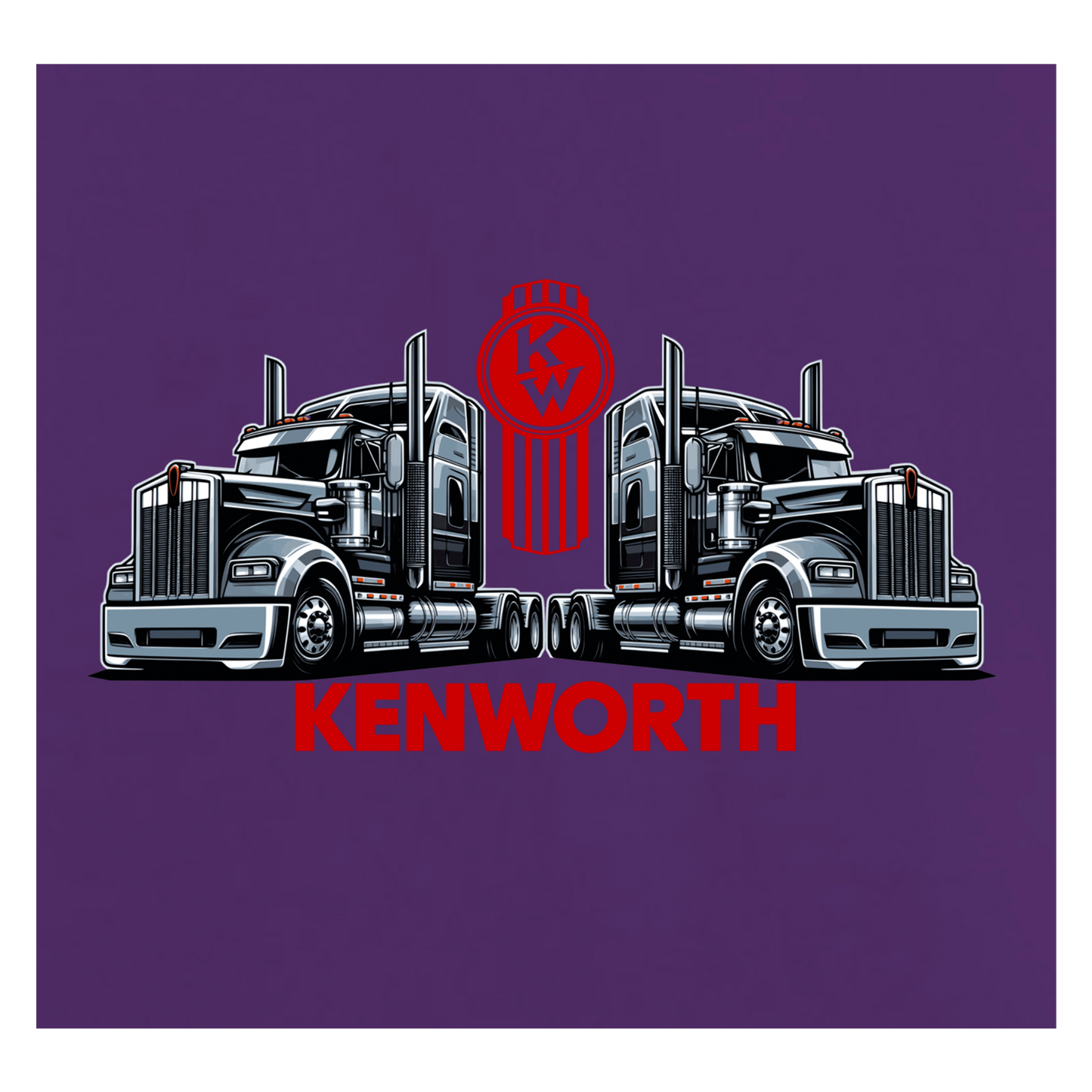 Kenworth Legends Red Style Bug Tee - 8 Color Options