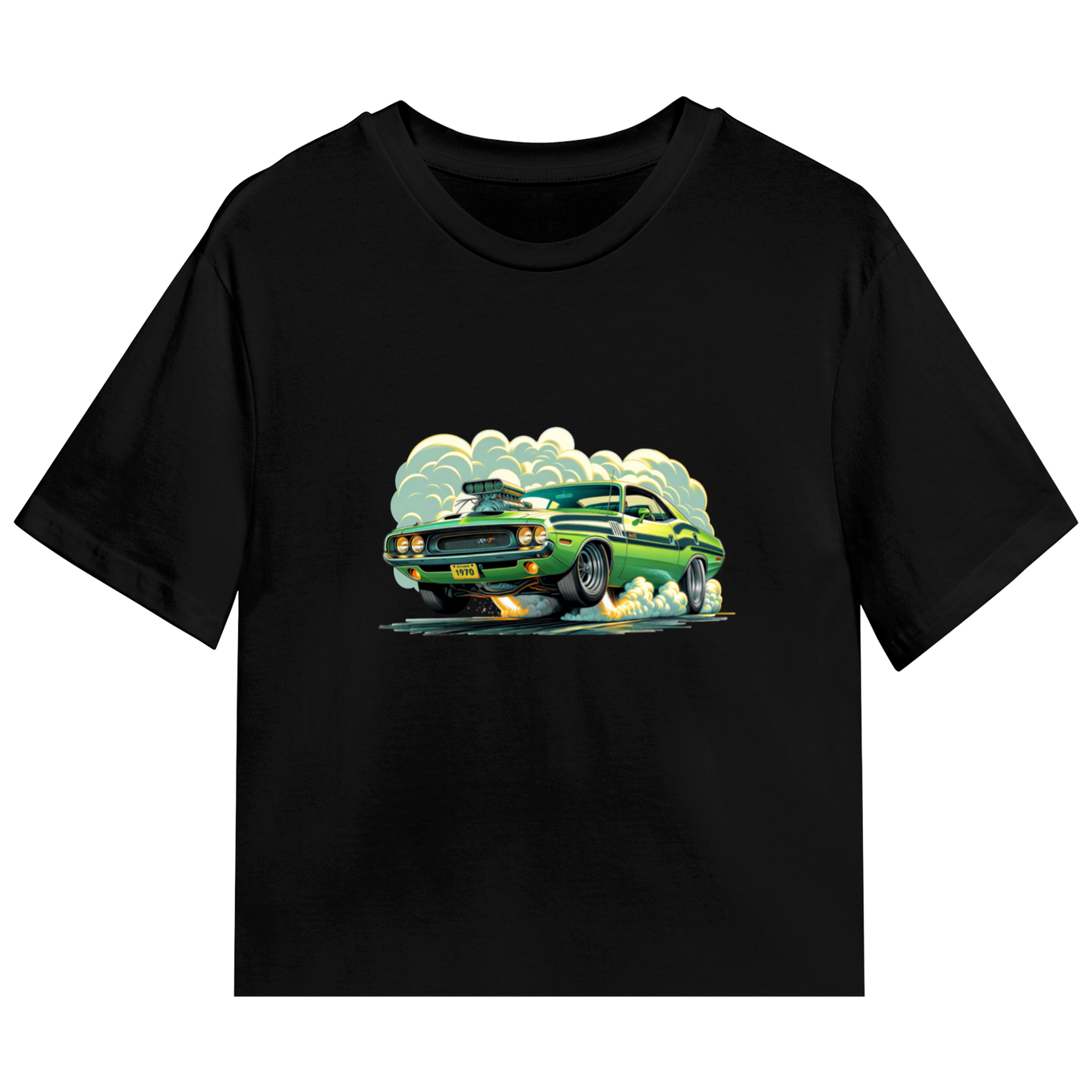 Green Fury – Dodge Challenger Burnout Tee
