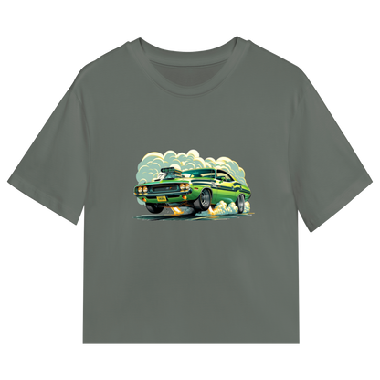 Green Fury – Dodge Challenger Burnout Tee