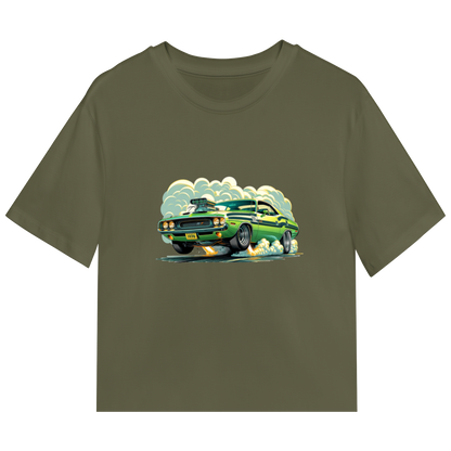 Green Fury – Dodge Challenger Burnout Tee