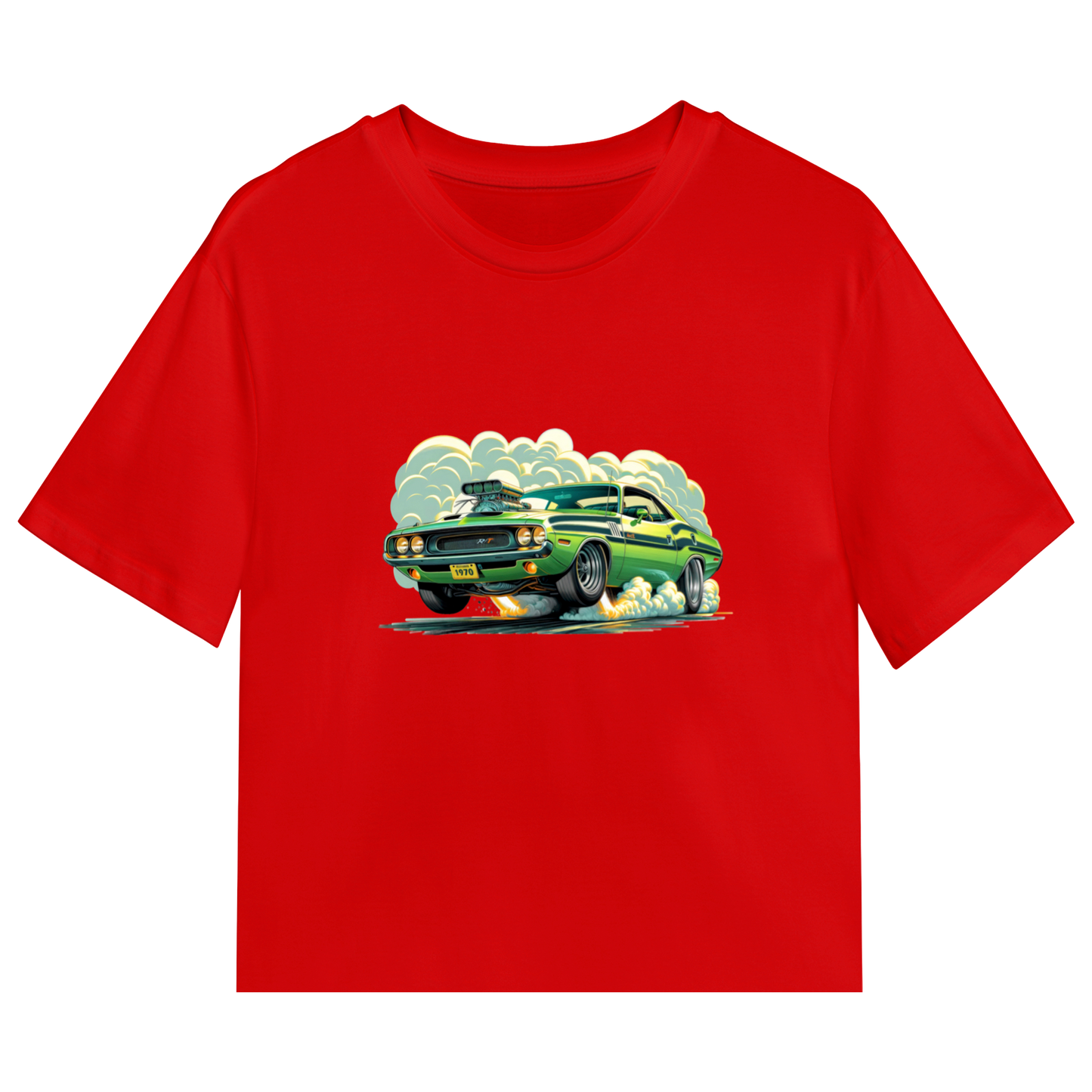 Green Fury – Dodge Challenger Burnout Tee