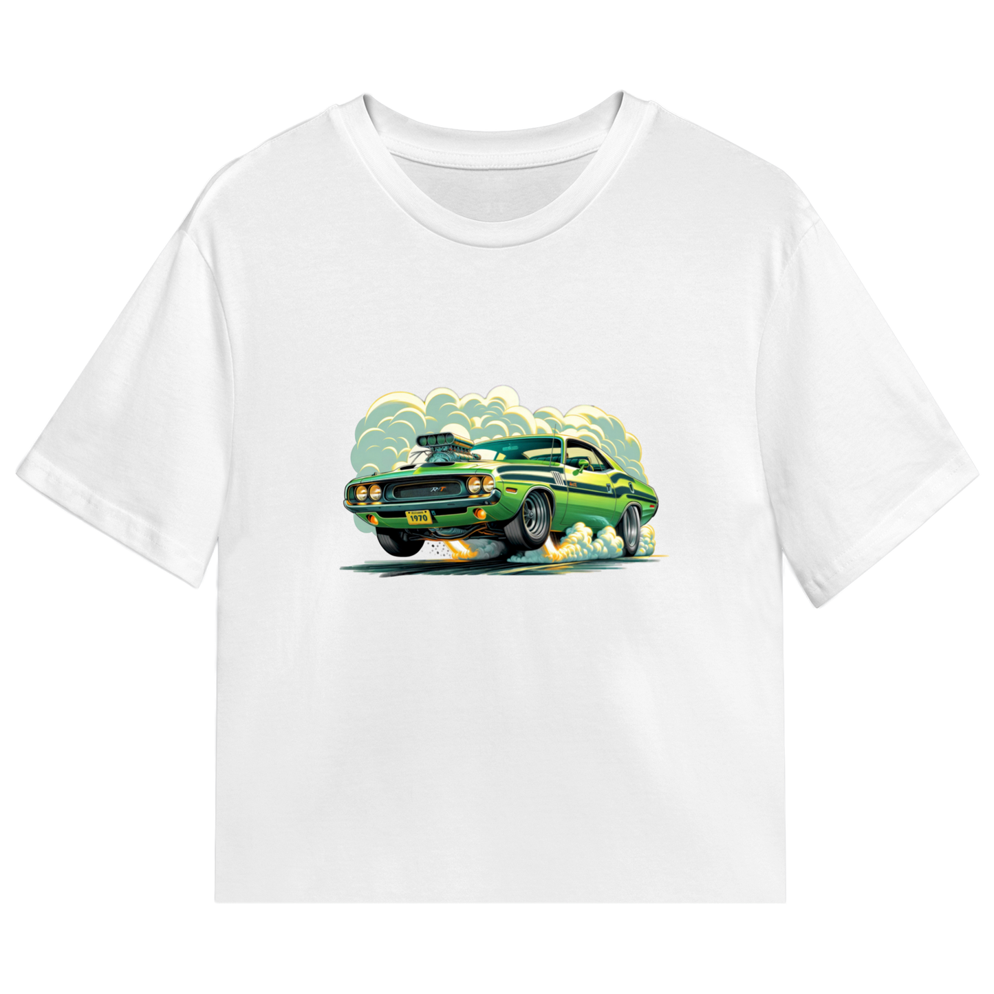 Green Fury – Dodge Challenger Burnout Tee