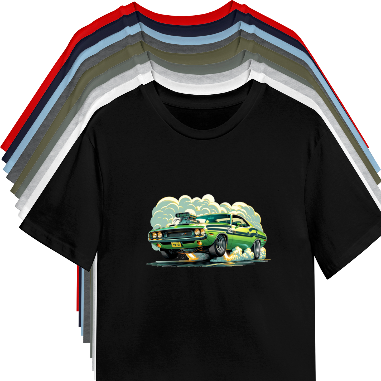 Green Fury – Dodge Challenger Burnout Tee