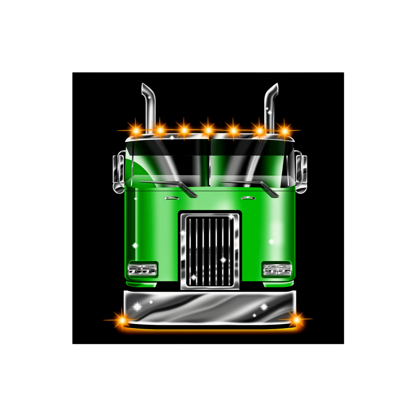 The Green Machine Bold Truck Poster - 3 Sizes