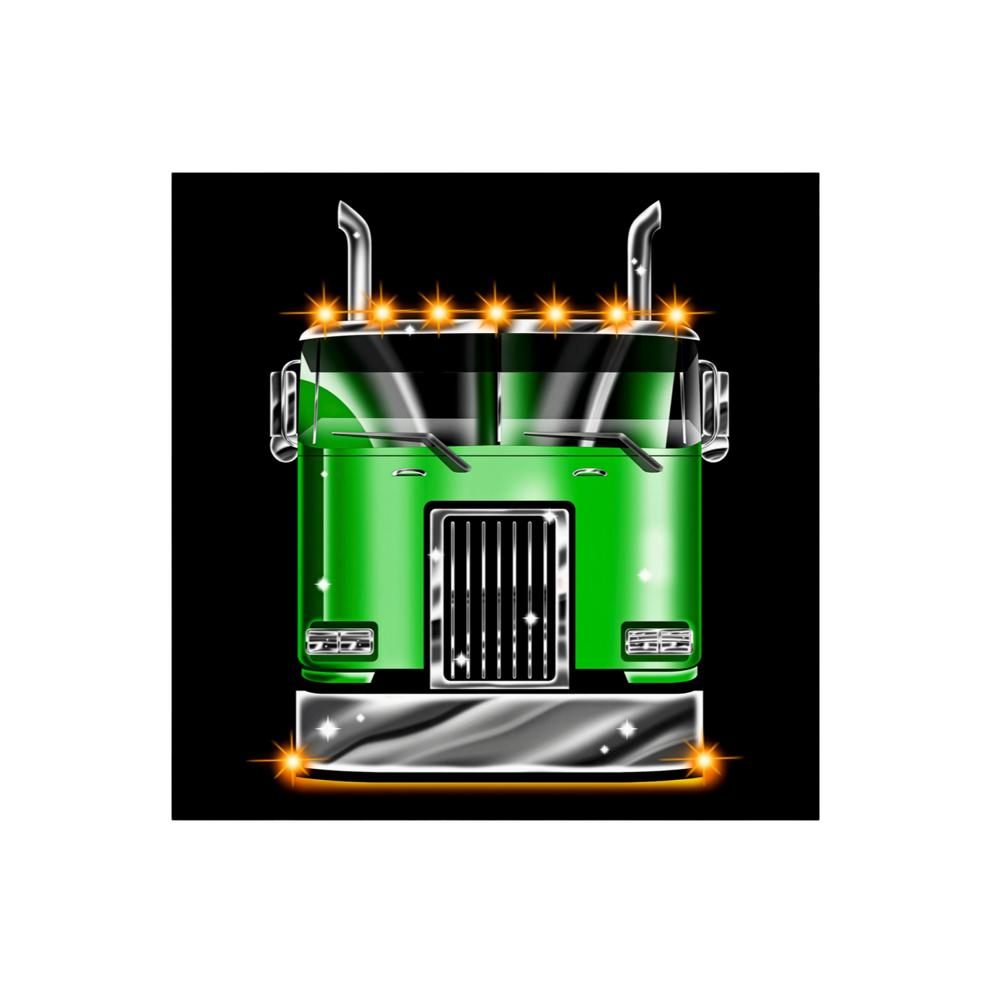The Green Machine Bold Truck Poster - 3 Sizes