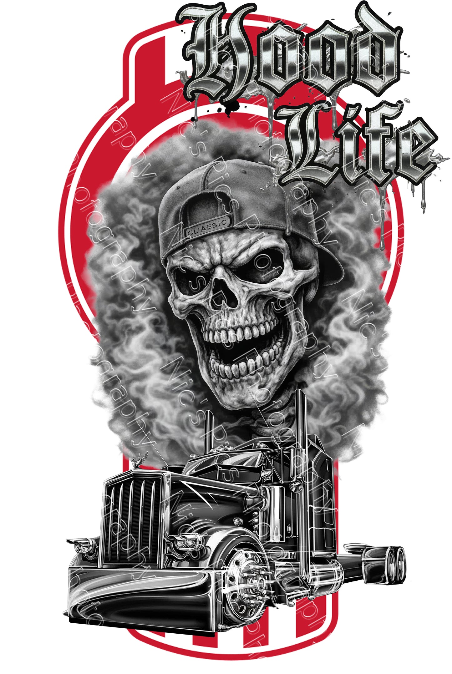Hood Life – Kenworth Loyalty Edition (Red & Monochrome Edition) Hoodie