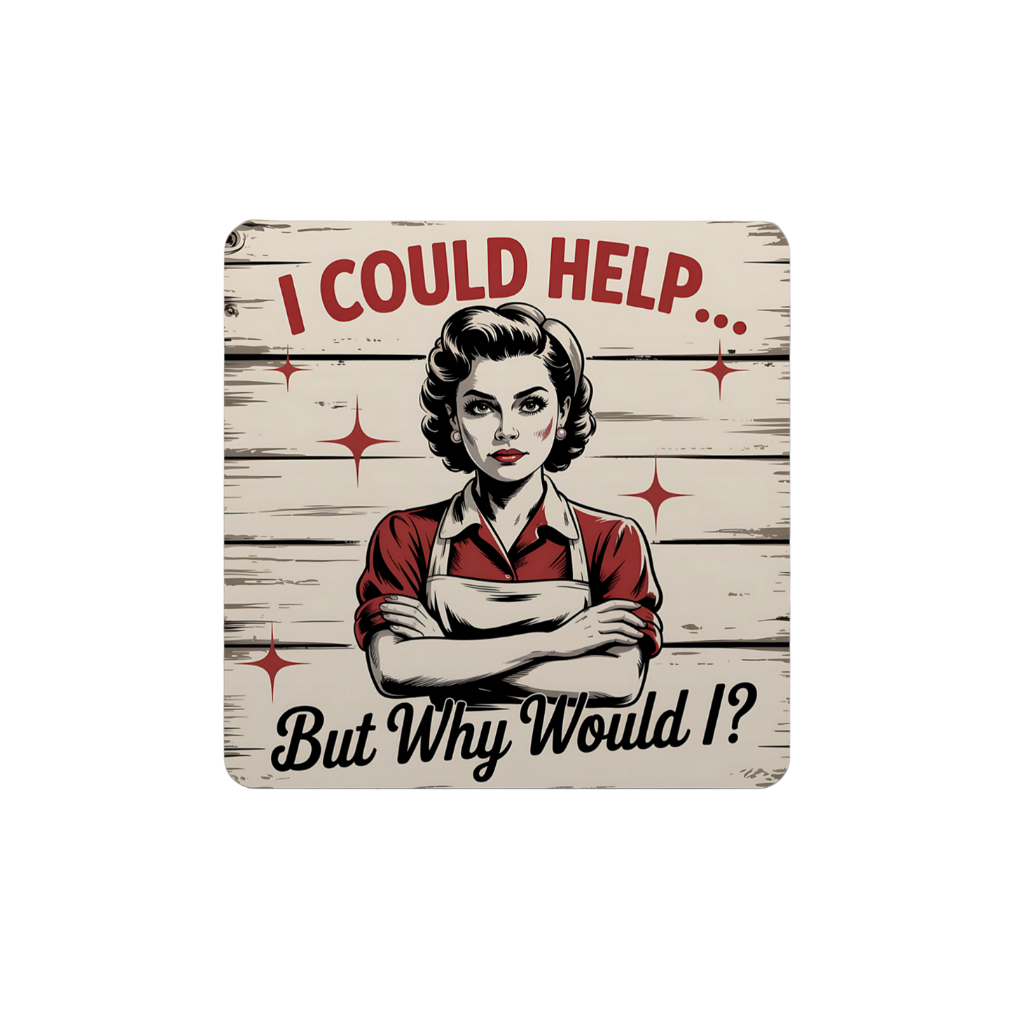 Retro Attitude Coasters  - 12 Designs