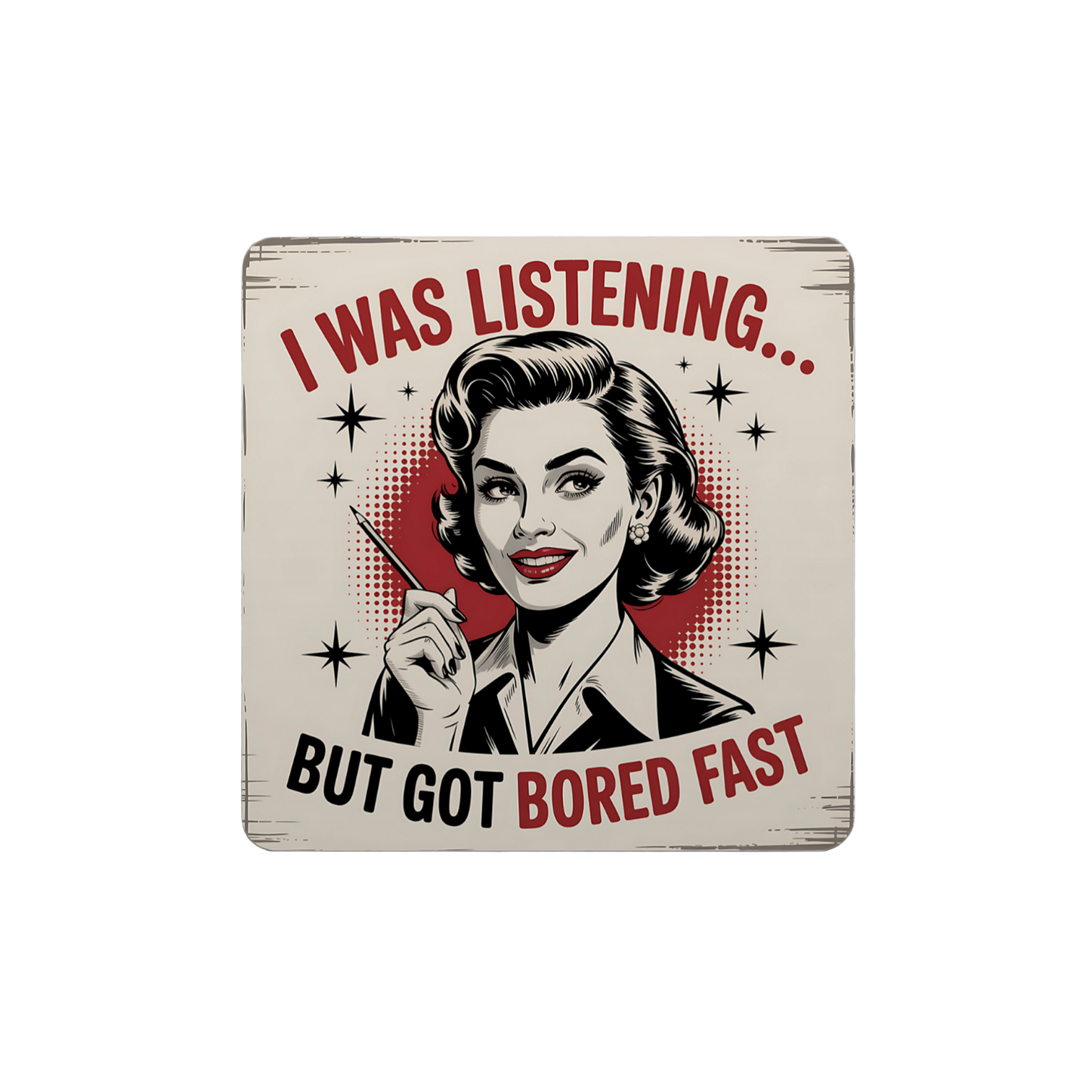 Retro Attitude Coasters  - 12 Designs