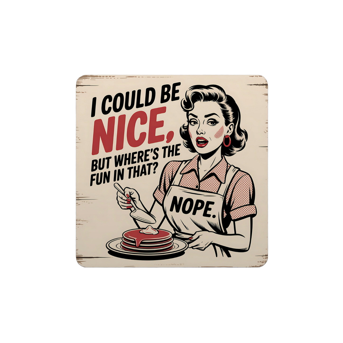 Retro Attitude Coasters  - 12 Designs